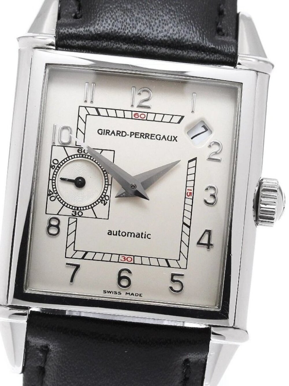 GIRARD PERREGAUX Vintage 1945 25932 Date beige Dial Automatic Men's Watch_957389